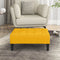 vidaXL - Voetenbank - 78x56x32 - cm - fluweel - geel
