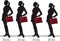 Socha Laptoptas Croco Burgundy 15.6″ new-01