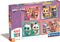 Clementoni - Puzzel - 4 in 1 - Superkitties - Puzzel Voor Kinderen - Supercolor