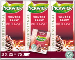 Thee pickwick winter glow 25x2 gr met envelop | 3 stuks