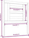 vidaXL - Hoofdbord - 81x4x100 - cm - massief - grenenhout - honingbruin