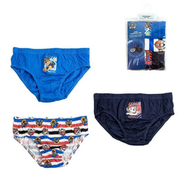 Pakket met onderbroeken The Paw Patrol Multicolour 3 Stuks Maat 6-8 jaar