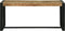 vidaXL - Bank - 100x35x45 - cm - Massief - Ruw - Hout - Mango