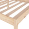 vidaXL - Seniorenbed - massief - grenenhout - wit - 75x190 - cm - Small - Single