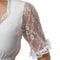 dressforfun - Dirndlblouse Fanni XL - verkleedkleding - kleur wit - 303073