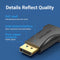 Vention DP Male - HDMI Female Adapter - 4K 3D - Zwart