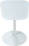 Spinder Design Noora - Bijzettafel - Duurzaam staal - Wit - 50 Hoog