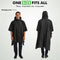 Travelhawk Poncho - Regenponcho Volwassenen - 100% Waterdicht - Multifunctioneel - Zwart