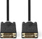 Nedis DVI-Kabel - DVI-D 24+1-Pins Male - DVI-D 24+1-Pins Male - 2560x1600 - Verguld - 2.00 m - Recht - PVC - Antraciet - Blister