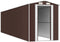 vidaXL - Tuinschuur - 192x772x223 - cm - gegalvaniseerd - staal - donkerbruin