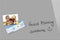 Sigel glasmagneetbord - Be!Board - 60x40cm - composiet grijs - SI-B1206