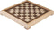 Engelhart 150230 - Schaakset 40x40 cm - Luxe Houten Schaakbord Esdoorn & Walnoot - Koning 77 mm - Opbergsysteem - Colourbox