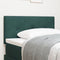 vidaXL - Hoofdbord - met - Knopen - - - Donkergroen - 80 - cm - Velvet
