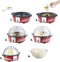 Rosenstein & Söhne NX6934 Popcornmachine Rood