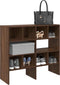 vidaXL - Schoenenrekken - 2 - st - stapelbaar - 89,5x30x40 - cm - bruin - eikenkleur