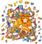 UNIDRAGON Houten Puzzel Voor Volwassenen Dier - Welvarende Stier - 102 stukjes - Small 19x22 cm