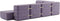 ambivalenz modulaire bank curt – 12 modules – lila