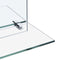 vidaXL - Wandspiegel - met - schap - 50x50 - cm - gehard - glas