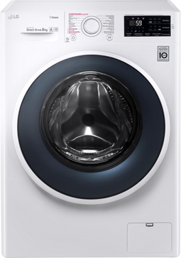 LG FH4J6TS8 - Wasmachine - 8 kg - 1400 tpm - Direct Drive & Steamwash - Wit