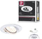 Paulmann Premium Line - Inbouwlamp zwenkbaar rond 83 mm 30° GU5,3 max. 50W 230/12V dimbaar Wit