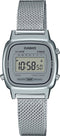 Casio Vintage Mini LA670WEM-7EF Dameshorloge - Quartz - 25 mm - Zilverkleurig