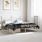 vidaXL - Bedframe - met - hoofdbord - metaal - wit - 160x200 - cm