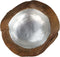 HSM Collection - Fruitschaal small - ø30x6 - Naturel/grijs - Teak/aluminium