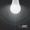 V-TAC VT-2099-N E27 LED Lampen - GLS - IP20 - Wit - 8.5W - 806 Lumen - 6500K