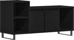vidaXL - Tv-kast - Zwart - Eiken - 100x35x55 - cm - Engineered - Wood