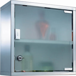 Haceka Surprise Kubus Kast - Medicijnkast met Slot - RVS - 30x30x15 cm