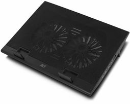 ACT AC8105 - Laptopstandaard - Verstelbaar in hoogte met 4-poorts hub - Zwart