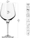 Grote Bourgogne-roudewijnglazen | Set van 6 | 860 ml | Splendour-collectie | Perfect voor thuis, re