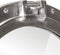 vidaXL - Wandspiegel - patrijspoort - Ø38 - cm aluminium - en - glas