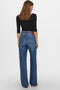ONLY ONLHOPE EX HW WIDE DNM ADD465 NOOS - Dames Jeans - Wijd vallend 5 pocket model met hoge taille - Maat 30/32