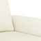 vidaXL - Tweezitsbank - 140 - cm - fluweel - crèmekleurig
