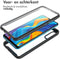 iMoshion Hoesje Geschikt voor Huawei P30 Lite Hoesje - iMoshion 360° Full Protective Case - Zwart / Transparant