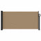 vidaXL - Windscherm - uittrekbaar - 100x500 - cm - taupe
