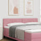 vidaXL - Hoofdbord - met - Diamantblokken - Roze - 180 - cm - in - Fluweel