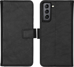 iMoshion Hoesje Geschikt voor Samsung Galaxy S21 FE Hoesje Met Pasjeshouder - iMoshion Luxe Bookcase - Zwart