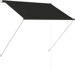 vidaXL - Luifel - uittrekbaar - 100x150 - cm - antraciet