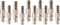 FERM - Insteeknippel/Slangtule 8mm - Geschikt voor CRM1039 CRM1041 (10 stuks)