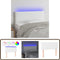 vidaXL - Hoofdbord - 80x5x78/88 cm - kunstleer - wit