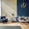 Noordwand - Behang - Topchic - Classic - Ornaments - marineblauw