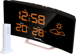 Technoline WS 6832 - Weerstation - DCF-77 klok met buitensensor 30m - zwart/zilver
