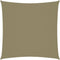 vidaXL - Zonnescherm - vierkant - 2,5x2,5 - m - oxford - stof - beige