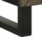 vidaXL - Dressoir - 40x33x75 - cm - massief - mangohout - zwart