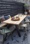 WOOOD Tablo Tuintafel Met A-poot - Naturel - 75x210x81
