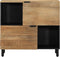 vidaXL - Dressoir - 80x33x75 - cm - massief - mangohout - bruin