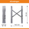 Laptop Standaard Verstelbaar Universeel - Laptop houder - Laptopsteun - Laptophouder - Ergonomisch - Aluminium - t/m 17 inch