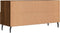vidaXL - Tv-meubel - 102x36x50 - cm - bewerkt - hout - bruin - eikenkleur